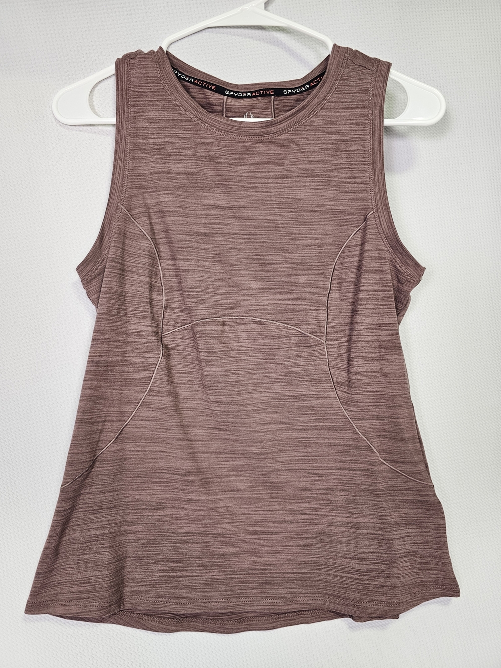 Spyder Mauve Heathered Performance Tank Top